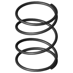 Image du produit - Ressorts de compression D-233E-22