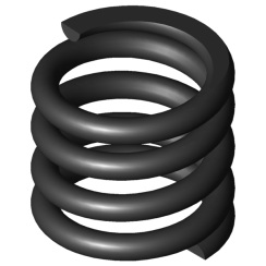 Image du produit - Ressorts de compression D-233T-12