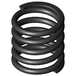 Image du produit - Ressorts de compression D-313J-01