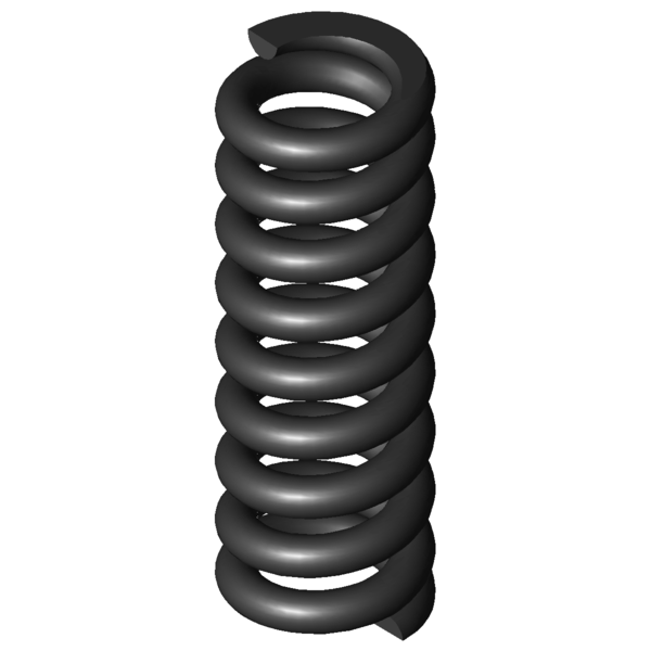 Ressort de compression - 26000 - norelem - Éléments standard mécaniques -  en spirale / en acier chromé / DIN ISO 10243