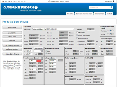 Obliczanie sprężyn zgodnie z normą DIN 13906